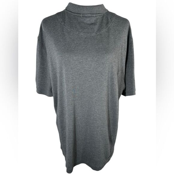 Banana Republic Men’s Grey Luxury Touch Short Sleeve Polo Shirt - Picture 5 of 7